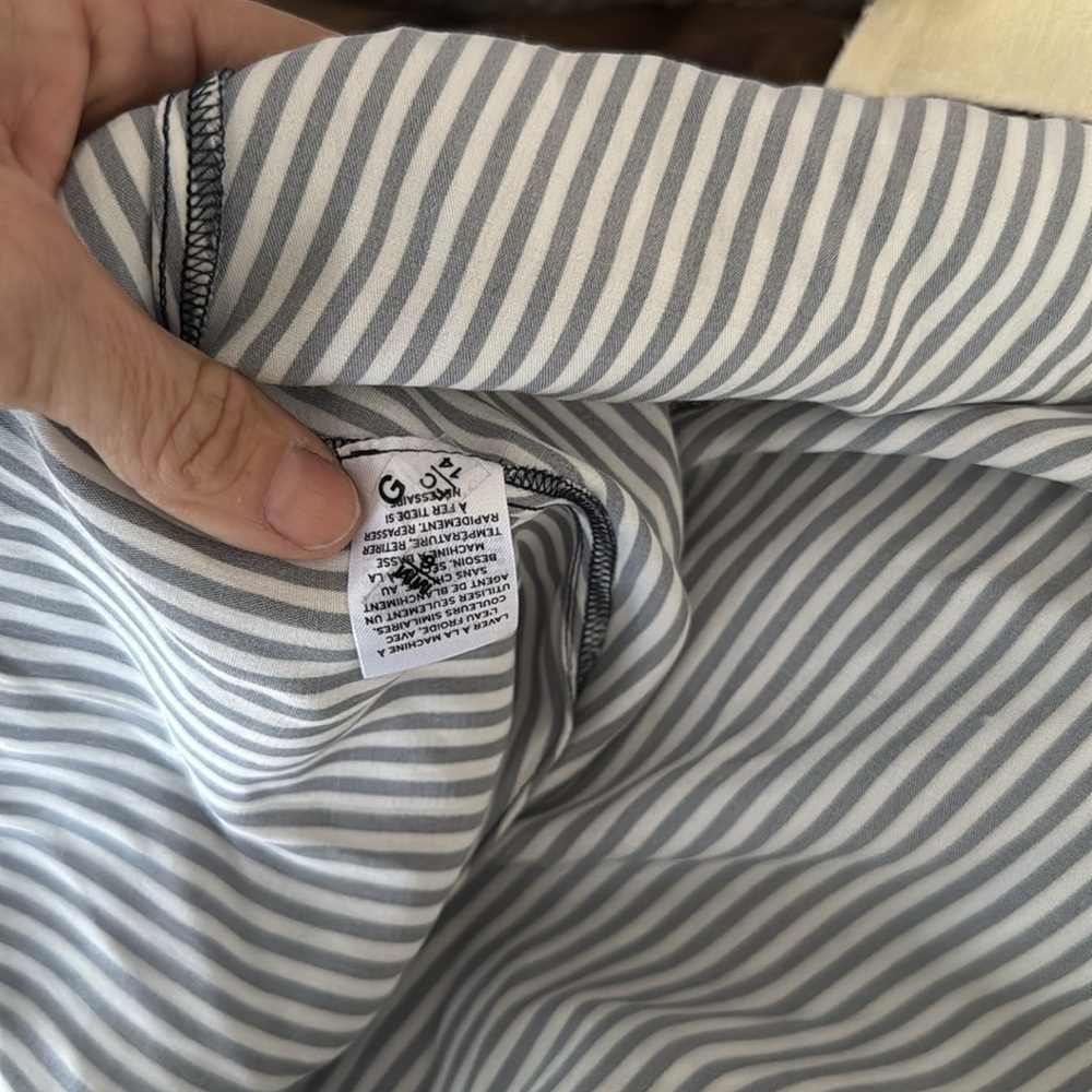 Something Navy striped dress long sleeve size xs - Picture 11 of 12